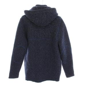 Bark ダッフルコート ニット ジャケット S 紺 青 1167685 /YM