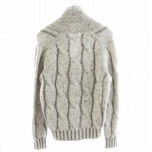 DRUMOHR カーディガン ショールカラー ウール カシミヤ混 46 グレー 1196289 /AN36