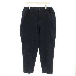 AD2023 DM-P046 エステル加工サージ 製品染パンツ L ネイビー 紺 /G