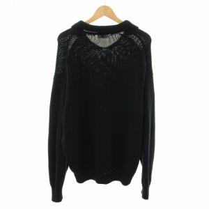 HERILL Cotton code Skipper ニット セーター 5 ブラック