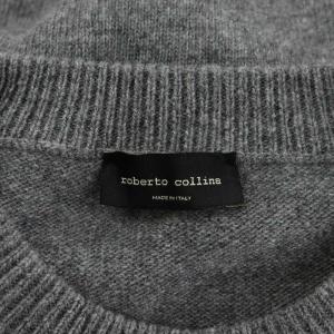 ROBERTO COLLINA ニット セーター 長袖 ウール カシミヤ混 54 グレー /AN20