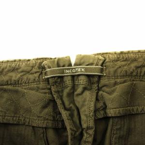 INCOTEX SLACKS SLIM FIT TRICOCHINO ストレッチ チノパンツ テーパード ジップフライ