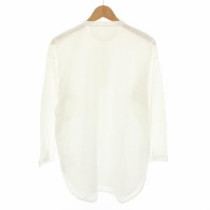 45R ロンT Tシャツ カットソー ヘンリーネック 長袖 タグ付き 4 白 ホワイト 4037095 /YT