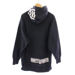 00s LEEボディプルオーバーパーカー スウェット 長袖 ロゴ プリント XL 黒 ブラック /BB