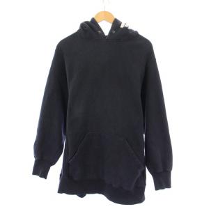 BOUNTY HUNTER 00s LEEボディプルオーバーパーカー スウェット 長袖 ロゴ プリント XL 黒 ブラック /BB