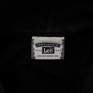 BOUNTY HUNTER 00s LEEボディプルオーバーパーカー スウェット 長袖 ロゴ プリント XL 黒 ブラック /BB