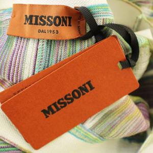 MISSONI フレア ニットパンツ 40 グリーン