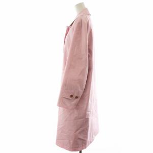 BURBERRY バルマカーン ステンカラーコート 裏地ノバチェック I40 ピンク 8039000