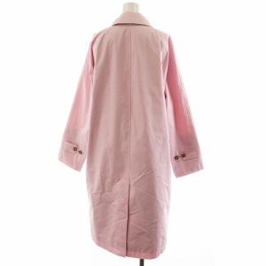 BURBERRY バルマカーン ステンカラーコート 裏地ノバチェック I40 ピンク 8039000