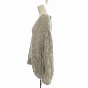 Lily Brown LilyBrown スパンコールモヘアニットトップス ニット モヘア混 セーター F グレー LWNT244095 /EE