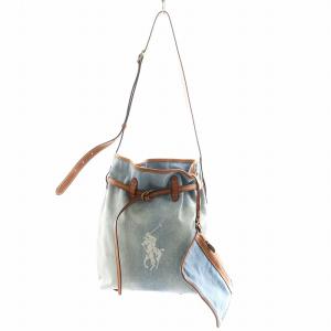 デニム Bellport バケットバッグ ライトブルー