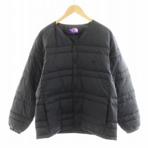 Down Cardigan L ブラック