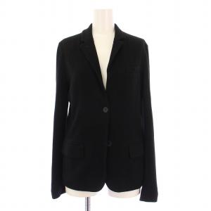 テーラードジャケット アウター シングル 総裏地 ストレッチ S 黒 ブラック /BB