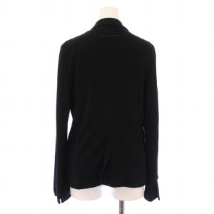 MM6 Maison Margiela テーラードジャケット アウター シングル 総裏地 ストレッチ S 黒 ブラック /BB