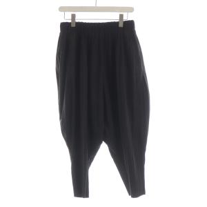 サルエルパンツ イージー チェック 1 茶 ブラウン /RO