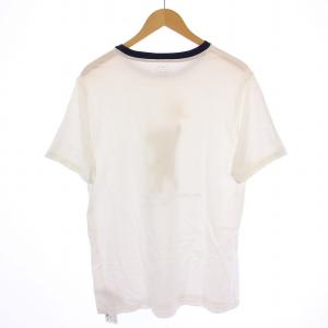 POLO RALPH LAUREN BEAR ベアTシャツ 半袖 リンガーネック クルーネック イラスト ロゴ プリント XL 白 ホワイト