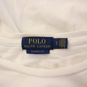 POLO RALPH LAUREN CLASSIC FIT BEAR ベアTシャツ 半袖 クルーネック イラスト プリント S 白 ホワイト