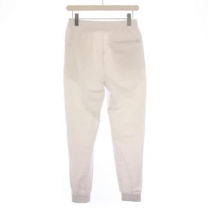 HYDROGEN ジョガーパンツ イージー ウエストゴム ストレッチ ドクロ柄 プリント M 白 ホワイト /BB