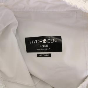 HYDROGEN ジョガーパンツ イージー ウエストゴム ストレッチ ドクロ柄 プリント M 白 ホワイト /BB