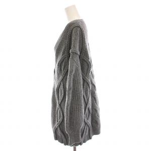 CLANE 23AW CABLE KNIT CARDIGAN ケーブルニットカーディガン Vネック 長袖 1 グレー