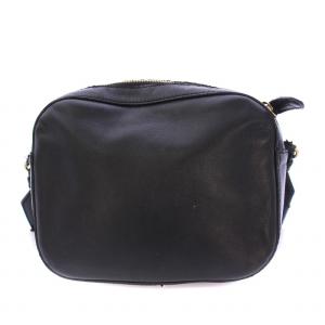 STELLA McCARTNEY ミニカメラバッグ ショルダーバッグ ロゴ パンチング レザー バイカラー 黒 ブラック ベージュ 557907