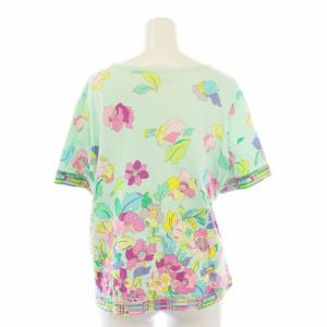 LEONARD SPORT Tシャツ カットソー 半袖 花柄 42 ミントグリーン 0578006 /TK