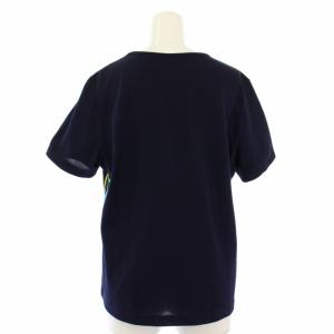 LEONARD SPORT Tシャツ カットソー ストーン 半袖 総柄 切替 42 ネイビー 0598281 /TK