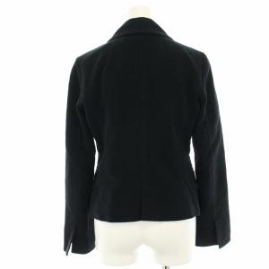 BURBERRY BLUE LABEL テーラードジャケット 2B 裏地チェック 38 黒 ブラック FCF19-517-09 /HN