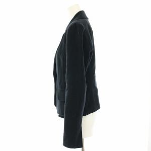 BURBERRY BLUE LABEL テーラードジャケット 2B 裏地チェック 38 黒 ブラック FCF19-517-09 /HN