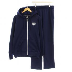 スウェット パーカー セットアップ MBB7540 裏起毛 ジャージ パンツ L ネイビー 紺 /G