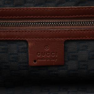 GUCCI ハンドバッグ ウッドハンドル レザー 茶 ブラウン 106238 /AN1 D OH