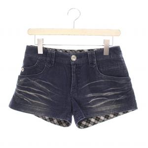 コーデュロイ ショートパンツ 36 紺 E1R49-242-20 /YM