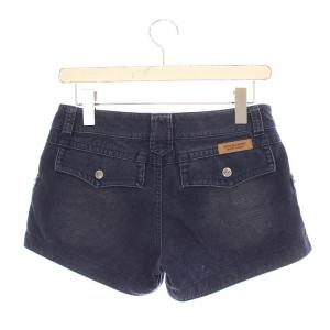 BURBERRY BLUE LABEL コーデュロイ ショートパンツ 36 紺 E1R49-242-20 /YM