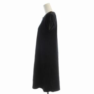 BURBERRY LONDON 子供服 ワンピース ミニ 半袖 160A 黒 ブラック BM122-745-09 /EE