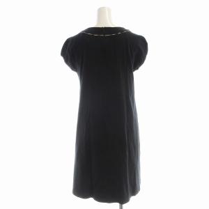 BURBERRY LONDON 子供服 ワンピース ミニ 半袖 160A 黒 ブラック BM122-745-09 /EE