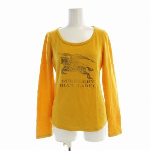 Tシャツ カットソー 長袖 ロゴ 38 黄 イエロー E1P31-272-60 /EE