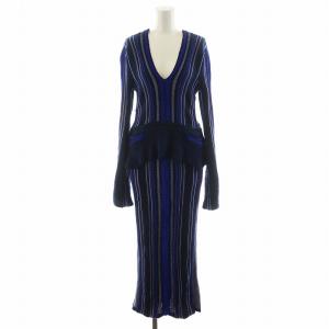 ニットワンピース 1 ブルー ネイビー MM19AW-KN026