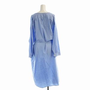 SUNSPEL シャツワンピース ひざ丈  長袖 F 水色 ライトブルー 571-0197560 /EE