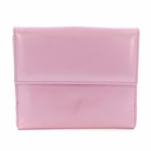 Salvatore Ferragamo ガンチーニ 二つ折り 財布 ウォレット レザー 小銭入れあり ピンク IY-221201 /KU OH