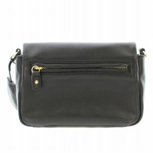 ANYA HINDMARCH TINY TIM CROSS BODY レザー ポシェット ショルダーバッグ 2WAY クラッチ 黒 ブラック