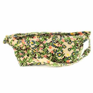 FLOWER BED ショルダーバッグ ベロア 花柄 マルチカラー KA9344 /KU