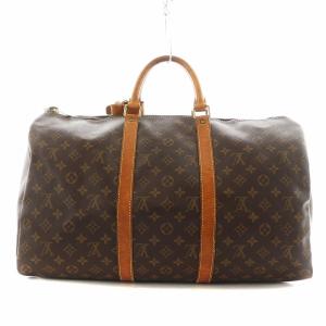 LOUIS VUITTON キーポル50 モノグラム ボストンバッグ ブラウン M41426