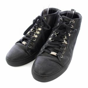 BALENCIAGA スニーカー シューズ ハイカット レザー 43 28.5cm 黒 214911 /TK