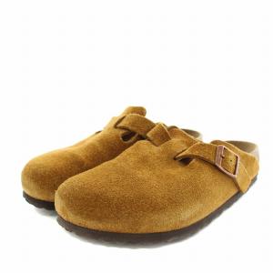 ボストンBS BOSTON BS サボサンダル クロッグシューズ スエード 36 23.0cm 茶 ブラウン