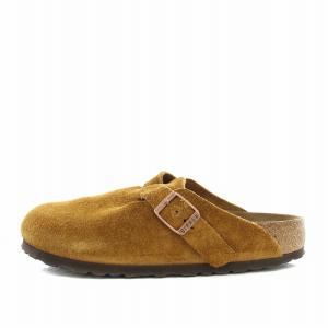 BIRKENSTOCK ボストンBS BOSTON BS サボサンダル クロッグシューズ スエード 36 23.0cm 茶 ブラウン