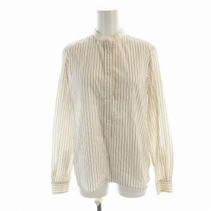 シャツ ブラウス 長袖 ストライプ 2 白 ホワイト 578-153013 /EE