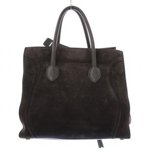 CELINE ラゲージファントム トートバッグ グレー ブラック