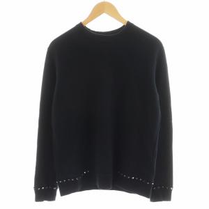 スウェット トレーナー 長袖 ロックスタッズ XS 黒 ブラック QV3MF03U3TV /AN46
