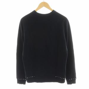 VALENTINO スウェット トレーナー 長袖 ロックスタッズ XS 黒 ブラック QV3MF03U3TV /AN46