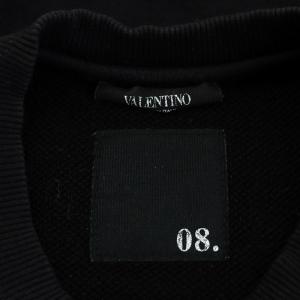 VALENTINO スウェット トレーナー 長袖 ロックスタッズ XS 黒 ブラック QV3MF03U3TV /AN46